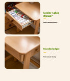 Beech Solid Wood Children's Study Writing Desk.