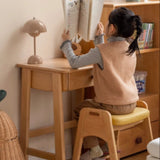 Beech Solid Wood Children's Study Writing Desk.