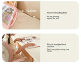 Rubber Solid Wood Cream Style Children's Writing Desk.
