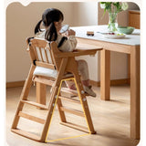 Beech Solid Wood Baby Lifting Dining Chair.