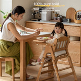 Beech Solid Wood Baby Lifting Dining Chair.