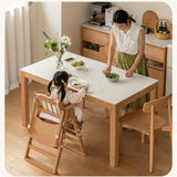 Beech Solid Wood Baby Lifting Dining Chair.