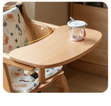 Beech Solid Wood Baby Lifting Dining Chair.