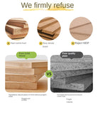 Beech solid wood children's guardrail bed with light