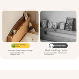 Beech Solid Wood Children's with Light Guardrail Bed