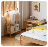 Beech Solid Wood Kids Wardrobe
