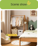 Beech Solid Wood Kids Wardrobe