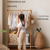 Beech Solid Wood Kids Wardrobe