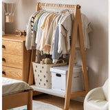 Beech Solid Wood Kids Wardrobe