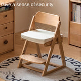 Beech Solid Wood Kid's Adjustable Elevating Chair.