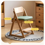 Beech Solid Wood Kid's Adjustable Elevating Chair.