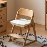 Beech Solid Wood Kid's Adjustable Elevating Chair.