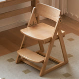Beech Solid Wood Kid's Adjustable Elevating Chair.
