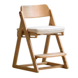Beech Solid Wood Kid's Adjustable Elevating Chair.