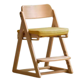 Beech Solid Wood Kid's Adjustable Elevating Chair.