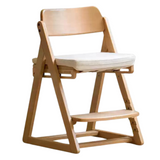 Beech Solid Wood Kid's Adjustable Elevating Chair.