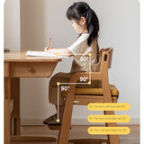 Beech Solid Wood Children's Adjustable Lift Chair.