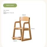 Beech Solid Wood Children's Adjustable Lift Chair.