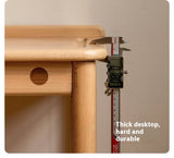 Beech Solid Wood Children's Learning Desk.