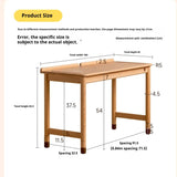 Beech Solid Wood Children's Learning Desk.