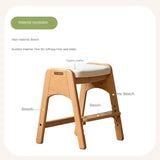 Beech Solid Wood Children's Lift Study Chair.