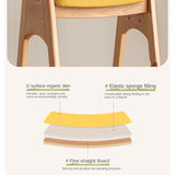 Beech Solid Wood Children's Lift Study Chair.