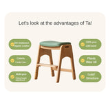 Beech Solid Wood Children's Lift Study Chair.