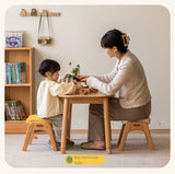 Beech Solid Wood Children's Lift Study Chair.