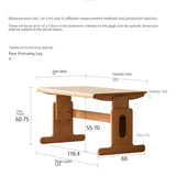 Beech Solid Wood Children's Liftable Study Table