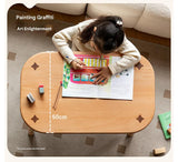 Beech Solid Wood Handmade Children's Table
