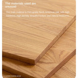 Oak, Solid Rubberwood Kids Sliding Door Wardrobe