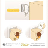 Oak, Solid Rubberwood Kids Sliding Door Wardrobe