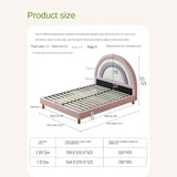 Organic leather Children's Soft Rainbow Bed.