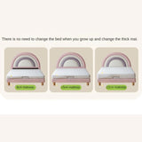 Organic leather Children's Soft Rainbow Bed.