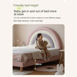 Organic leather Children's Soft Rainbow Bed.