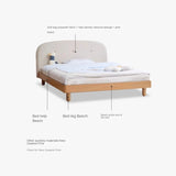 Beech Solid Wood Children's Soft Single Bed