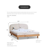 Beech Solid Wood Children's Soft Single Bed