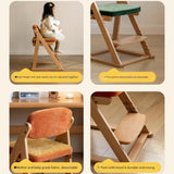 Beech Solid Wood Children's Study Chair.