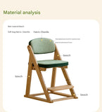 Beech Solid Wood Children's Study Chair.