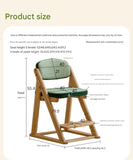 Beech Solid Wood Children's Study Chair.