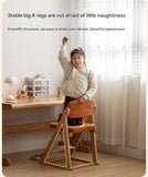 Beech Solid Wood Children's Study Chair.