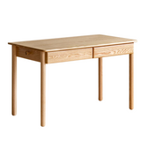 Oak, Beech Solid Wood Children's Ctudy Desk Bookshelf Integrated