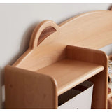 Beech, Oak Solid Wood Children's Study Table