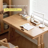 Beech Solid Wood Children's Study Table.