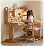 Beech Solid Wood Children's Study Table.