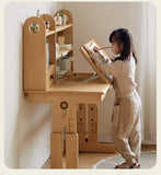 Beech Solid Wood Children's Study Table.