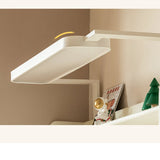 Poplar Solid Wood Cream Style Bookshelf Integrated Table