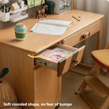 Beech Solid Wood Children's Study Table.
