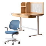 Beech Solid Wood Children's Electric Lifting Study Table