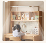 Beech Solid Wood Children's Study Table Eye Protection Lamp